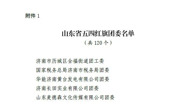 喜报丨万赢娱乐工业团委荣获2021-2022年度“山东省五四红旗团委”-红色万赢娱乐-万赢娱乐